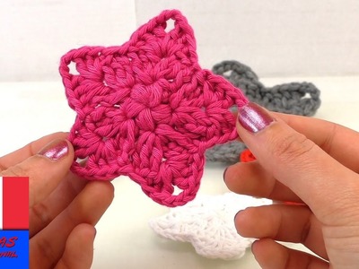 Faire du crochet – Etoile effet gravure | Guide simple pour tricoter une étoile | Décoration de Noël