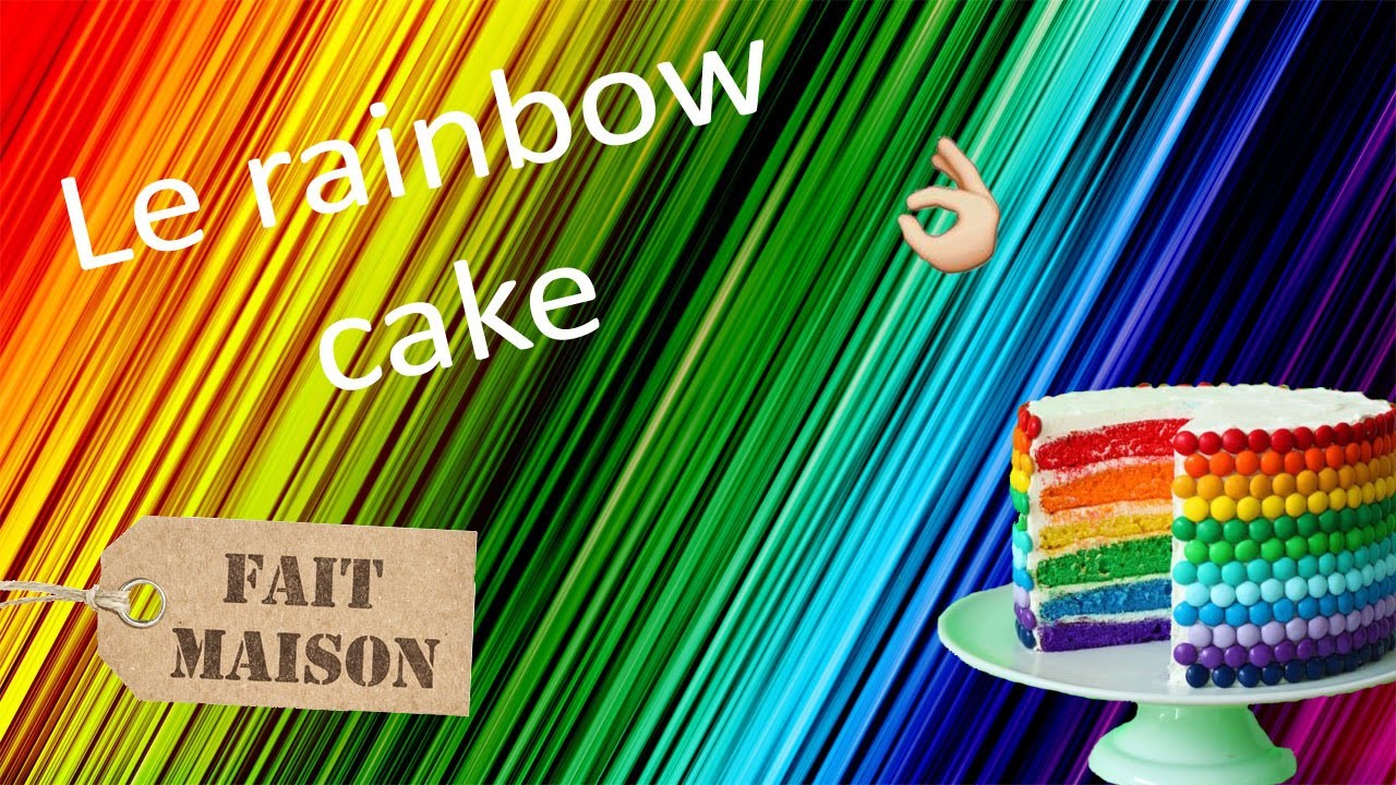 Le rainbow cake