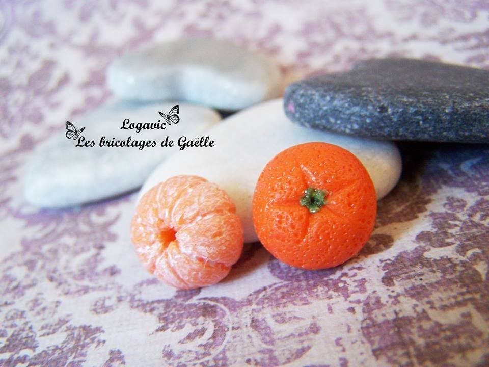 Tuto Boucles fimo Orange - Polymer Orange Earrings tutorial