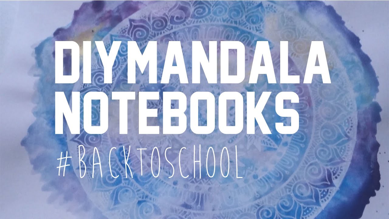 DIY Mandala Notebooks - Flocoquelicot