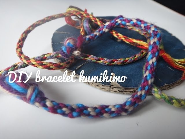 DIY bracelet kumihimo