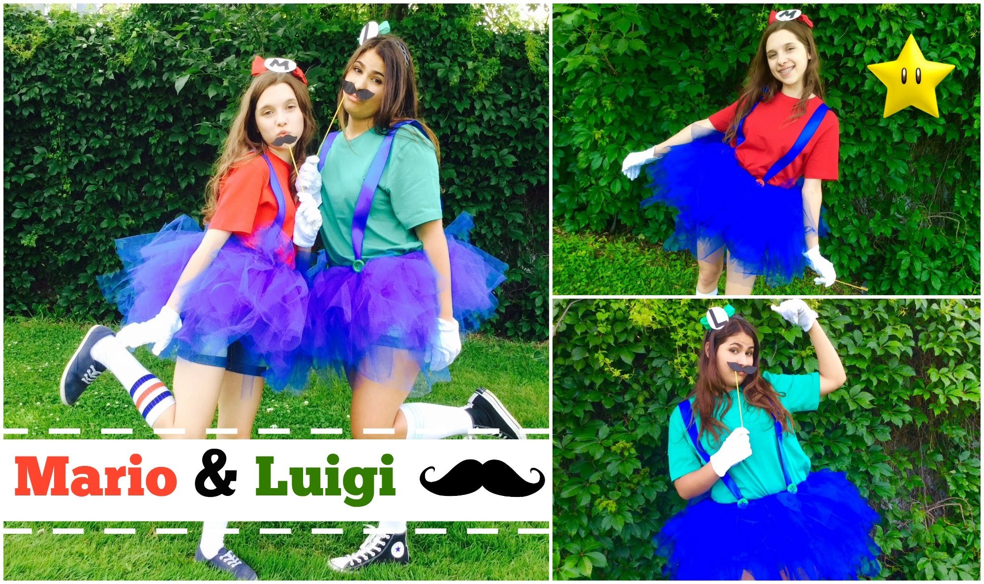 DIY Costume Mario & Luigi ★ Comiccon 2015 - MelinaDitTout (ft. Noé)