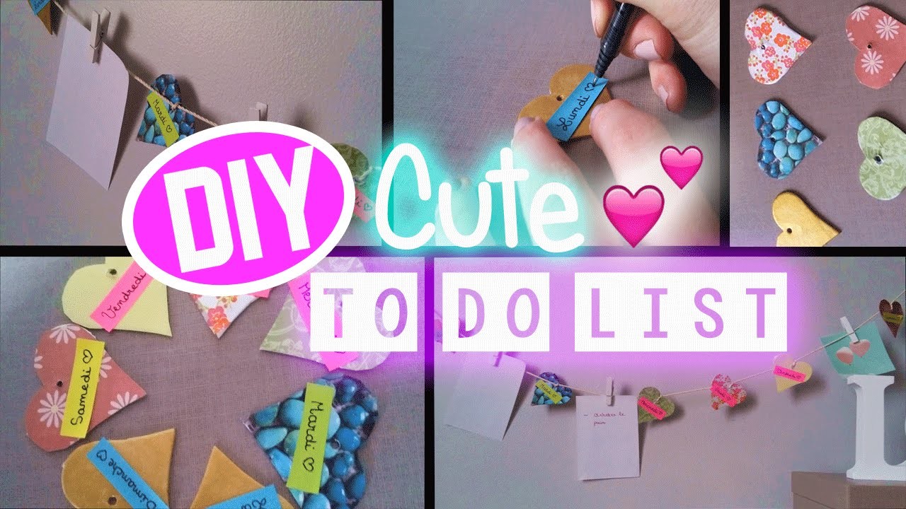 DIY Cute To Do List - Flocoquelicot
