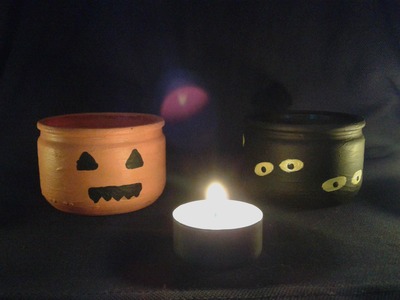 DIY halloween petit pot