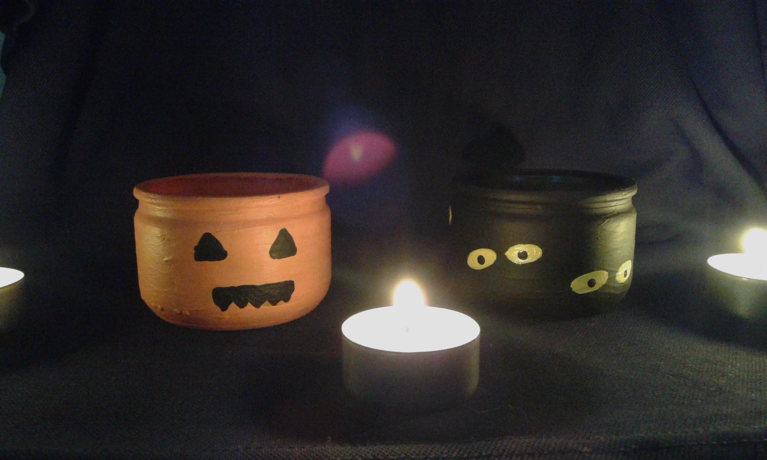 DIY halloween petit pot