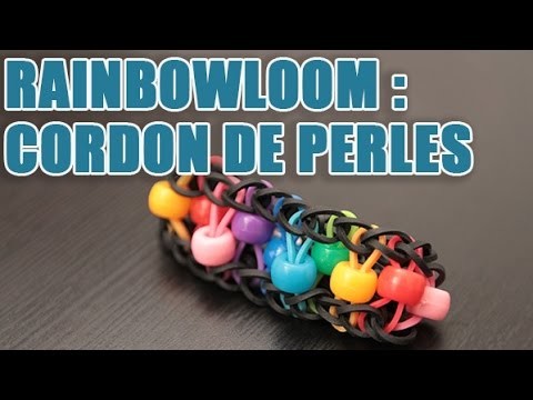 Faire une bracelet élastique Rainbow Loom cordon de perles