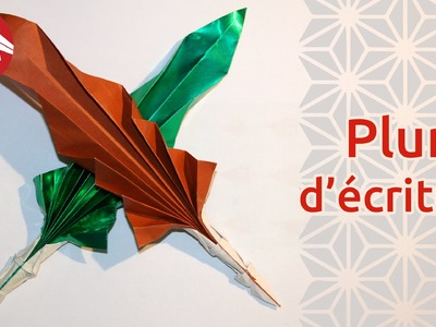 Origami - Plume d'écriture - Quill pen [Senbazuru]