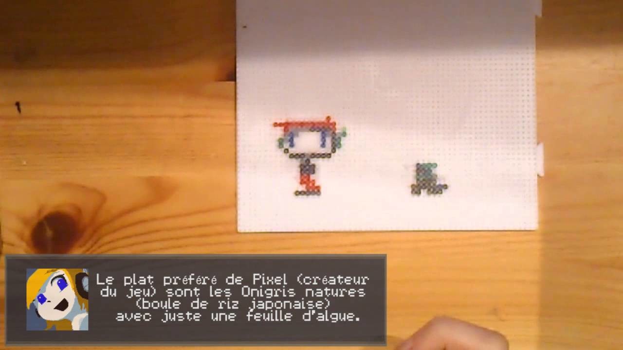 Pixel Art - Perler Cave Story (Quote + Misery)