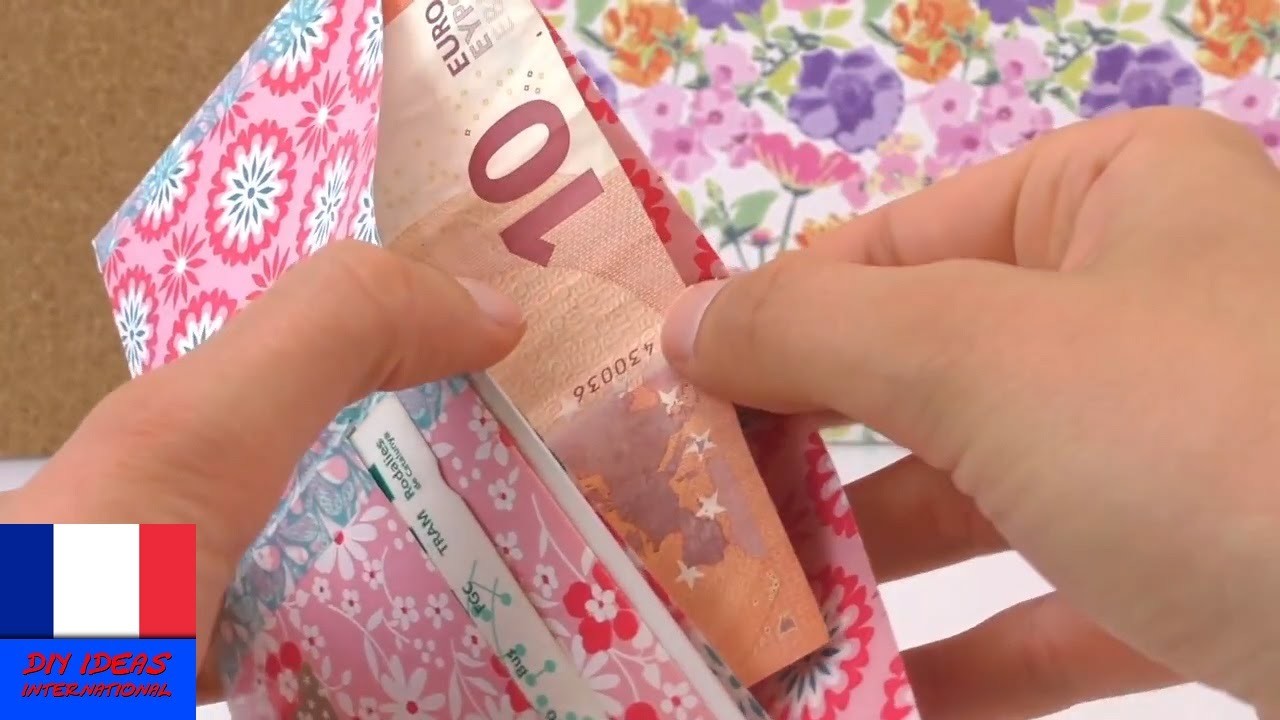 Porte-monnaie en papier. Créer son propre porte-monnaie. DIY