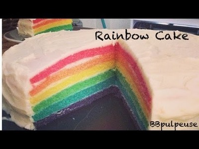[. Recette .] Rainbow Cake
