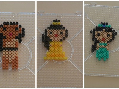 [ DIY ] Princesses Disney en perles à repasser - Perler beads Hama #2