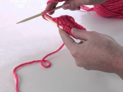 Fifi jolipois tuto tricot 2: Comment tricoter le point mousse.