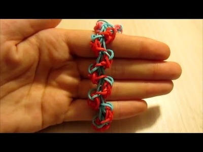 [TUTO] : Bracelet Serpentine en rainbow loom