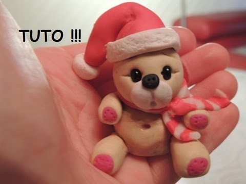 Tuto | Comment faire un ours de Noël en Fimo