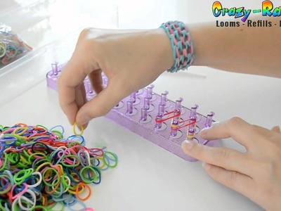 Creation bracelet rainbow loom simple