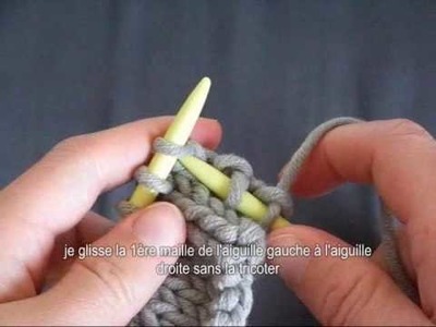 Diminutions simples au tricot