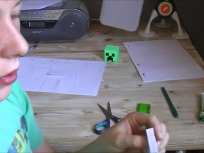 Comment réaliser un creeper en Paper Toys
