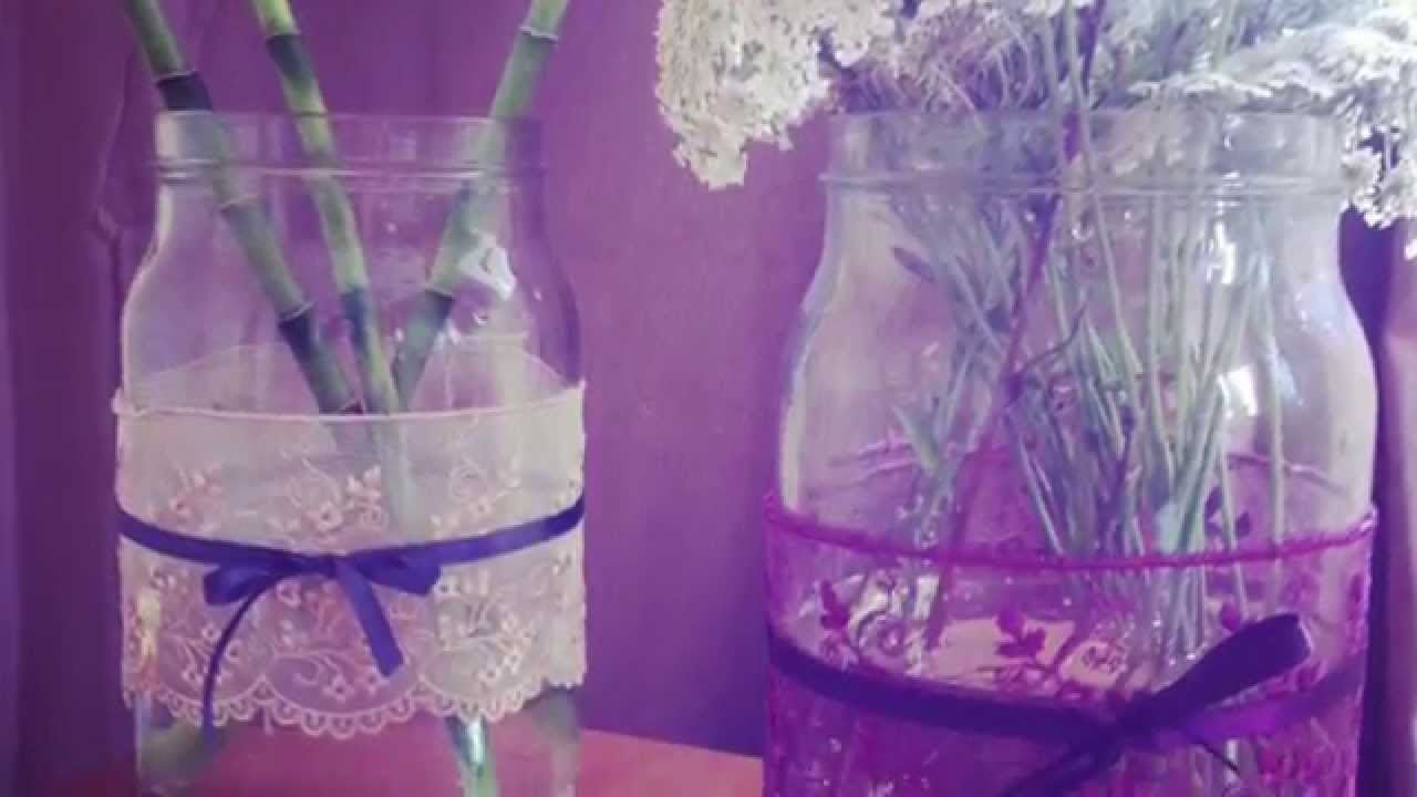 DIY N°4. Comment transformer ton vase avec de la dentelle?