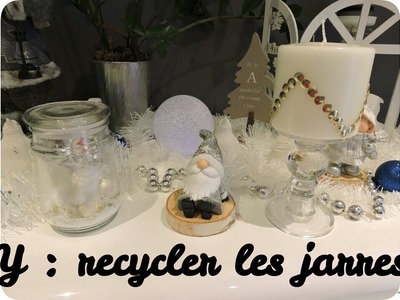 DIY : recycler une jarre de bougie, bougie déco