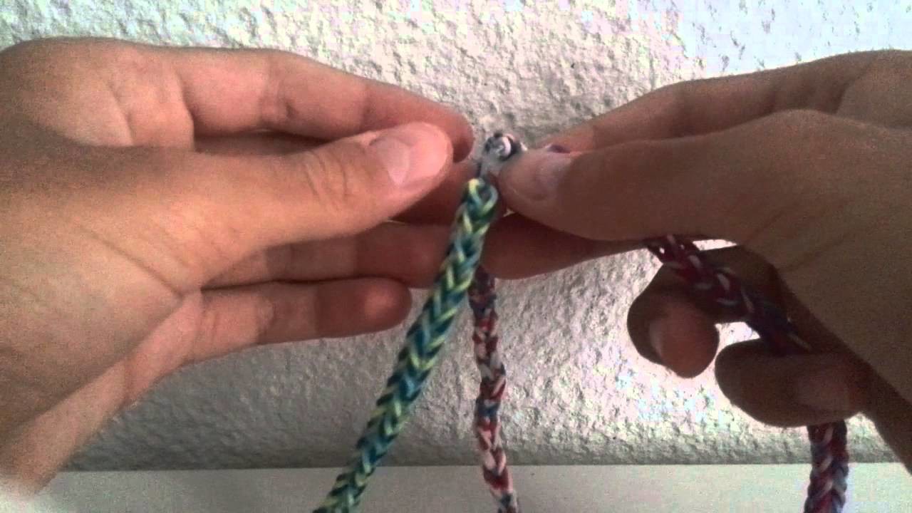 Rainbow Loom Magnifique. Bracelet Tresse