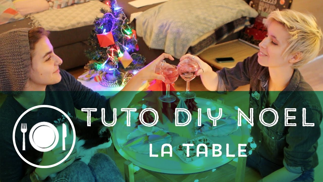 Tuto DIY en vidéo — La décoration de table de Noël