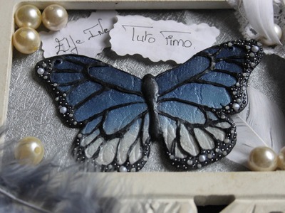 [♥✿ Tuto Fimo : Collier Papillon ✿♥] ~ [♥✿ Polymer Clay Tutorial : Butterfly Necklace ✿♥]