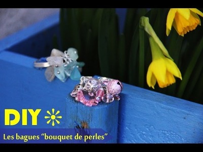 DIY # bague "bouquet de perles"