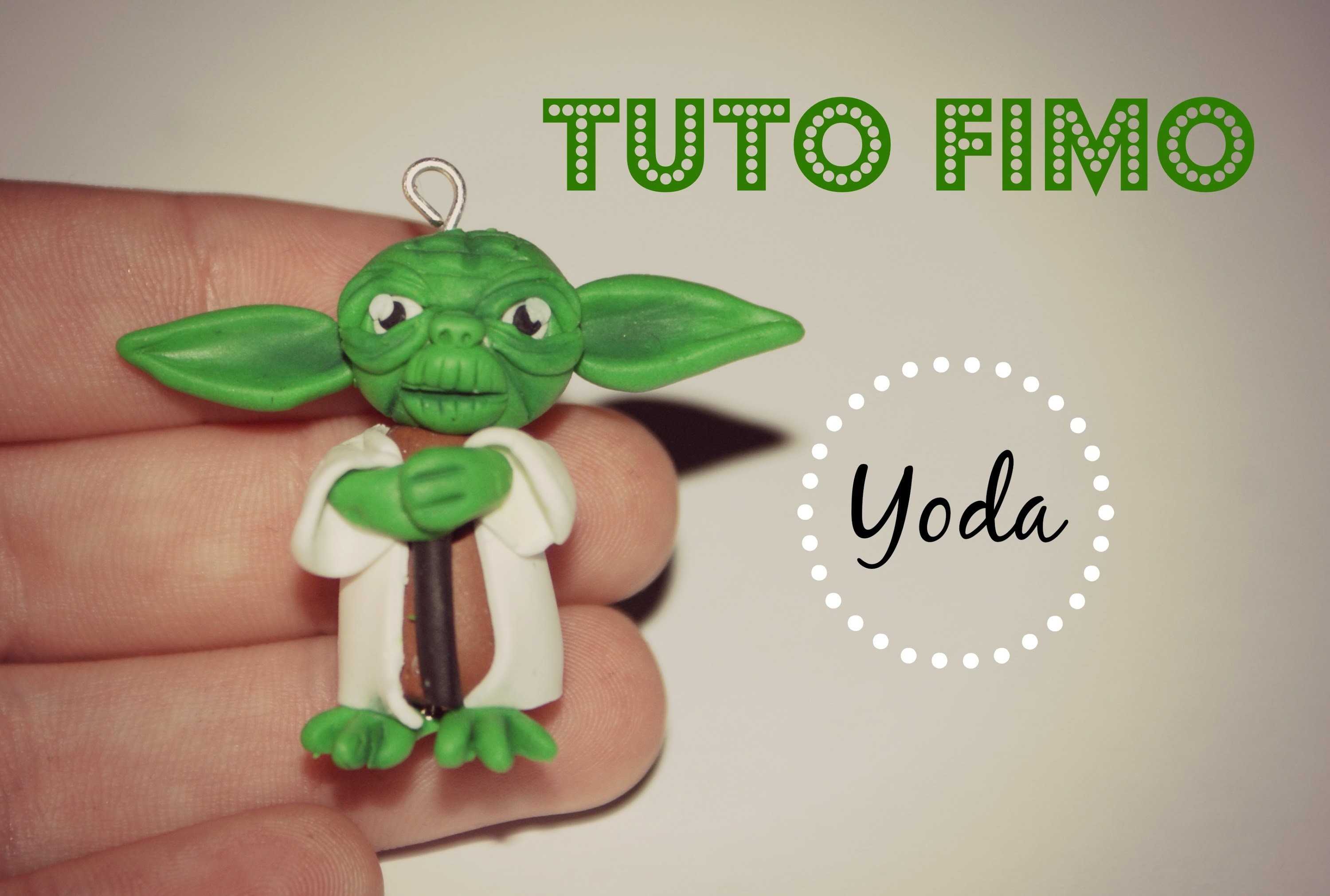 TUTO FIMO → Yoda. Yoda Polymer clay Tutorial