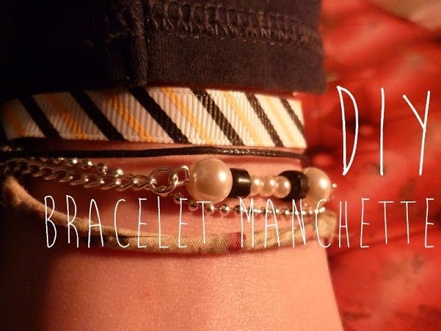 [DIY] Bracelet manchette fantaisie. How to make a Bangle Bracelet !