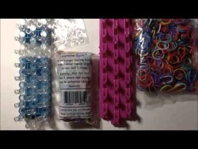 Bracelet élastique comparatif Rainbow Loom avec CraZLoom