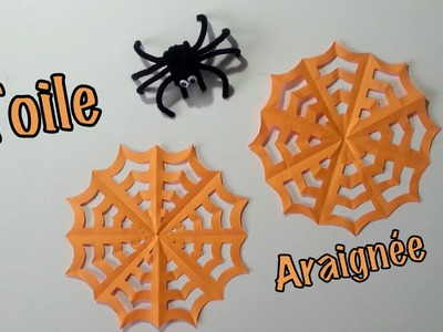 DIY Déco Halloween Toile D'araignée en papier