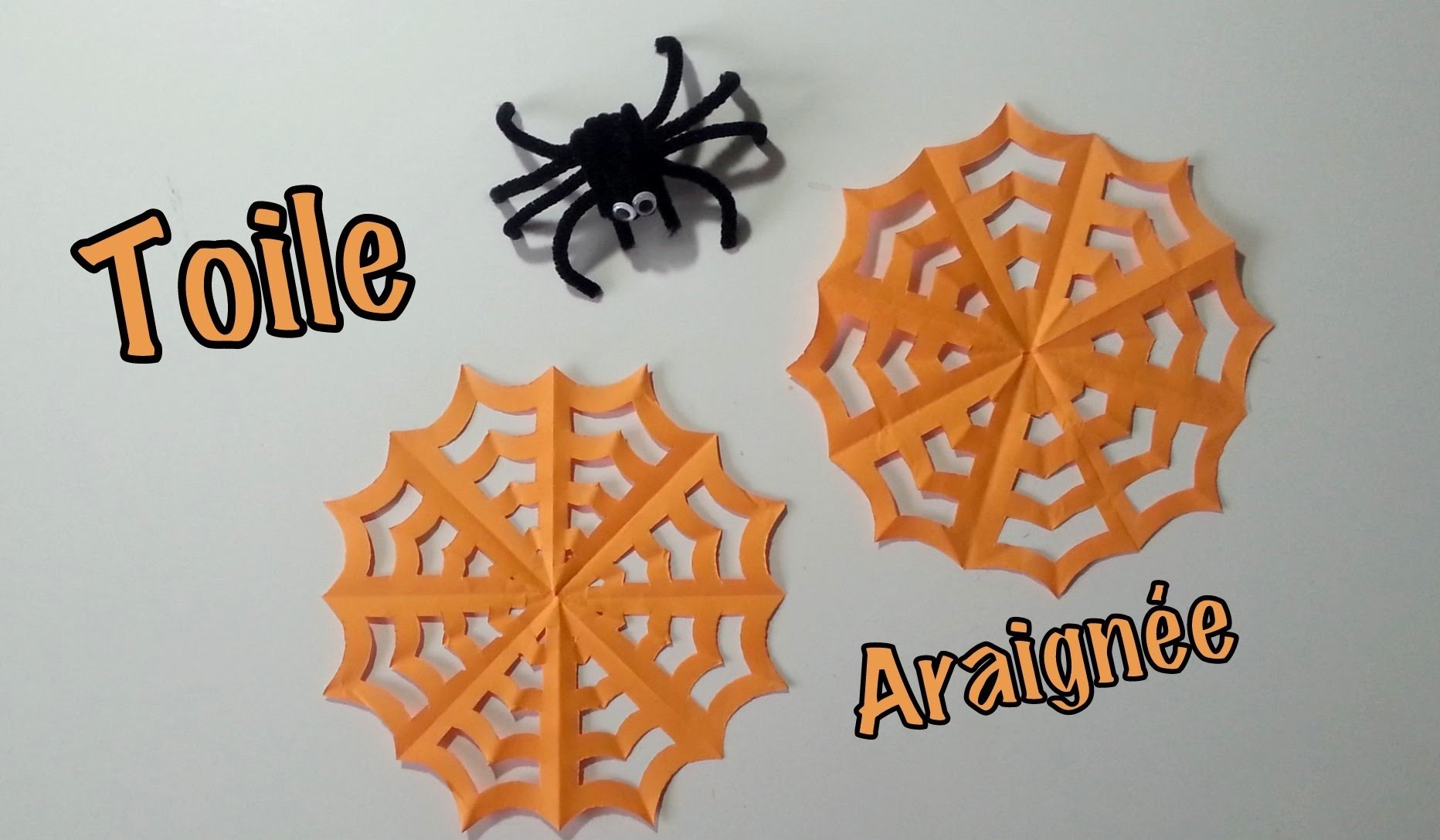 DIY Déco Halloween Toile D'araignée en papier
