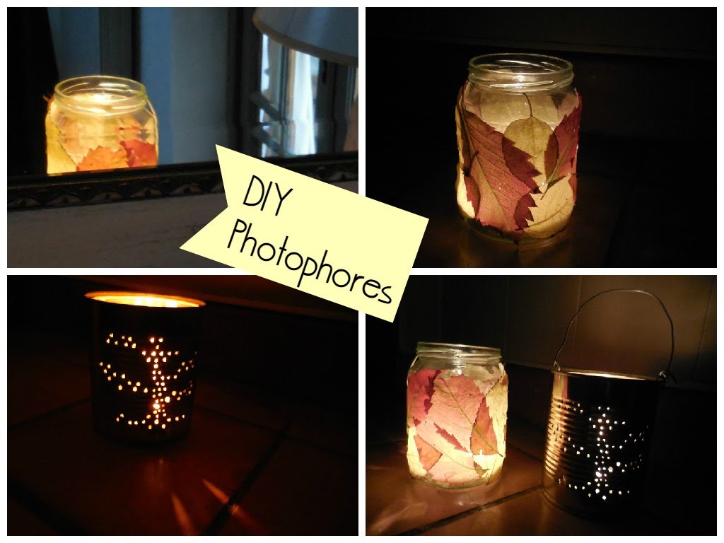 [ DIY ] Photophores d'automne. Fall mason jar lanterns - Autumn