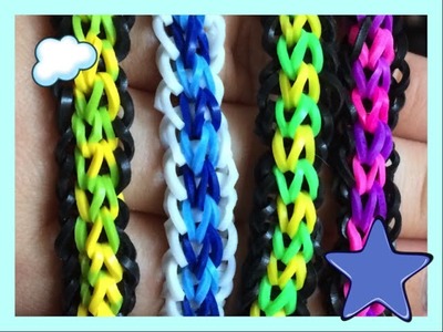 Loom #10 Bracelet Lacey (en français)(Rainbow Cra'Z Loom)