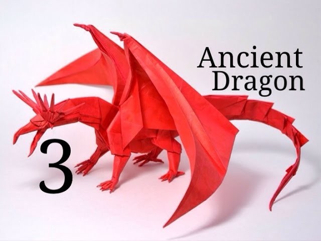 Origami Ancient Dragon tutorial - Satoshi Kamiya (part 3)