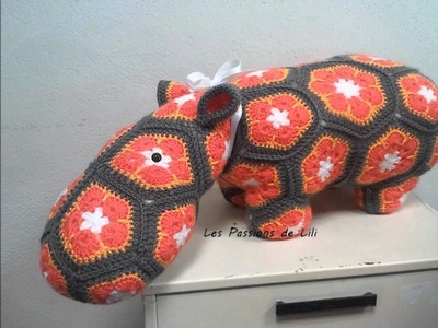 African flower : mon hippopotame