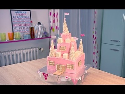 Comment faire un Gâteau de Princesse. How to make a princess castle cake