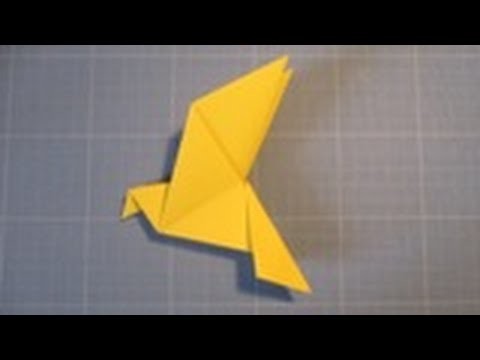 Comment réaliser une colombe en papier (origami)