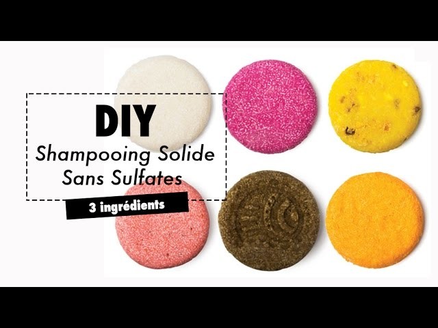 DIY | Shampooing Solide Naturel Sans sulfates | Shampoo bar sulfates free | Lush | Mamzelle Emie