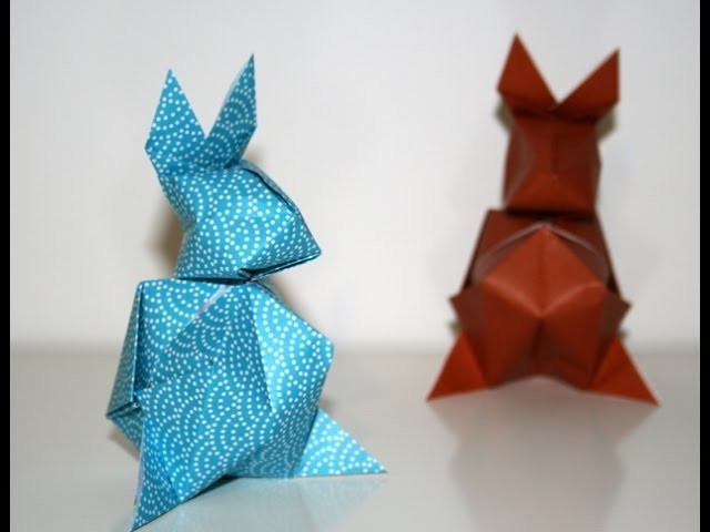 Origami - Lapin de Paques - Easter Bunny [Senbazuru]