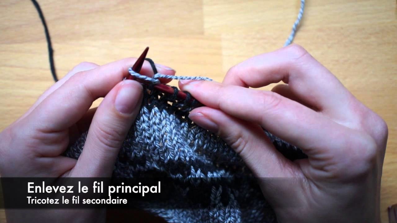 Technique de tricot : le jacquard
