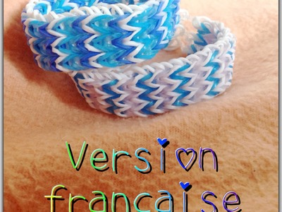 Tuto bracelet en elastique , rainbow loom VF