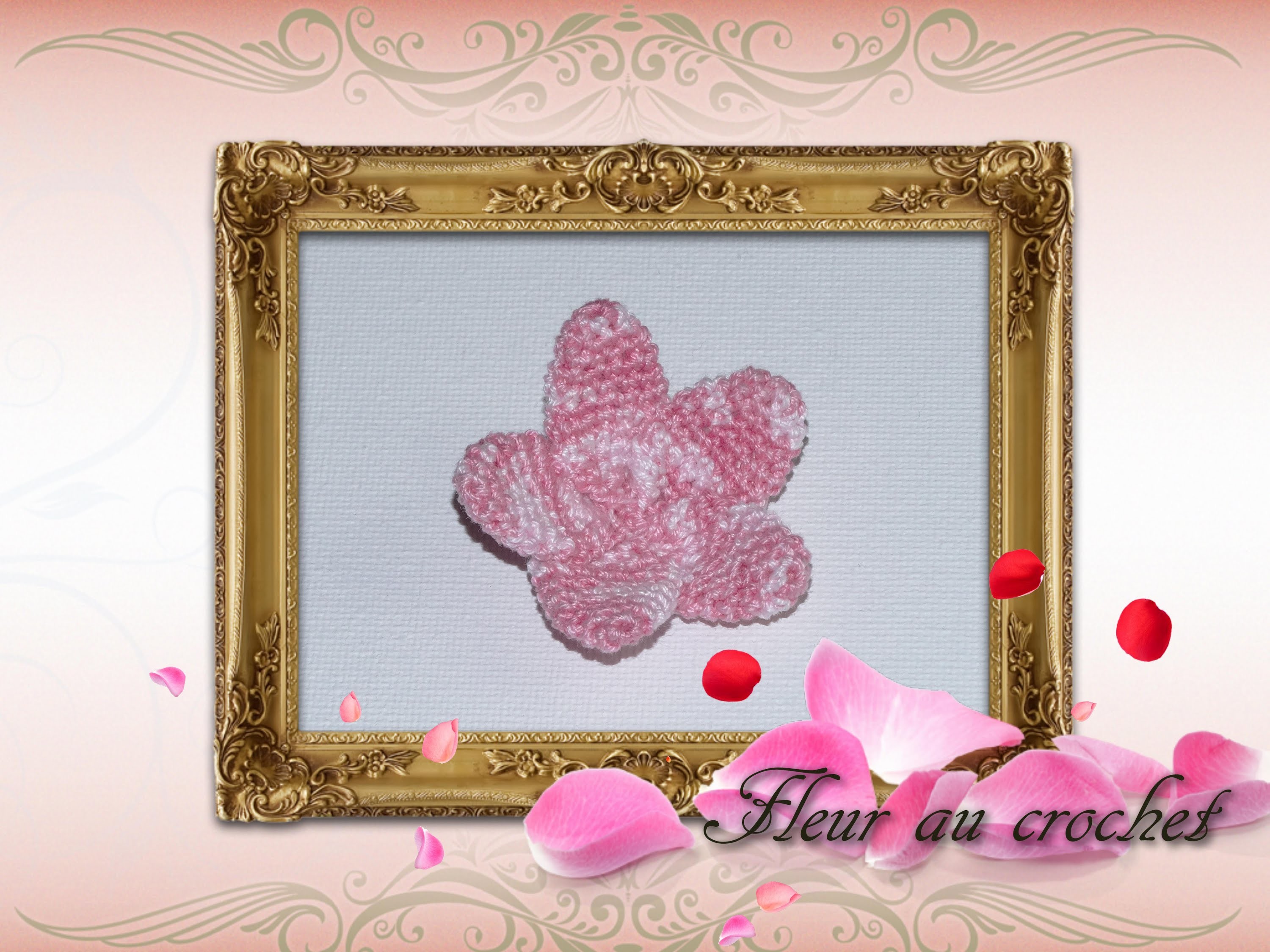 Tutoriel fleur au crochet