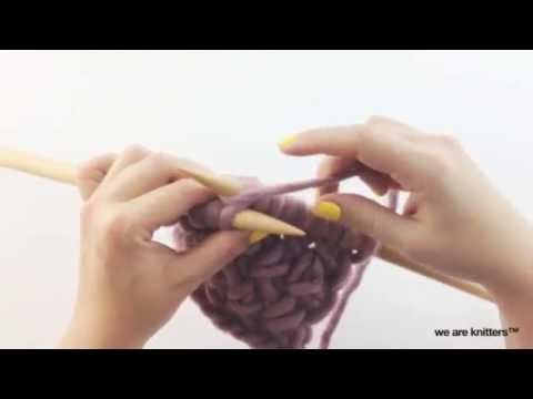 Comment tricoter LE POINT CROISÉ | WE ARE KNITTERS