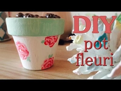 DIY | Décoration de chambre - Pot fleuri ✿