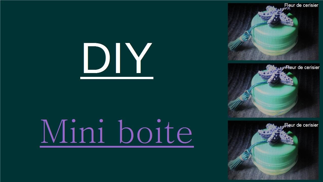 [DIY] : Petite boite en matériel de recyclage