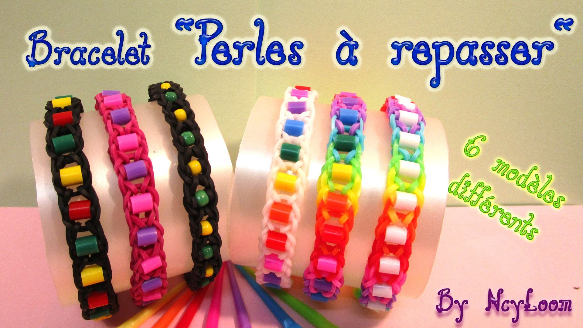 Bracelet Perles élastiques Rainbow Loom ! 6 modèles !