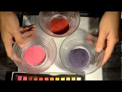 Polymer clay : fraises Tagada colorées