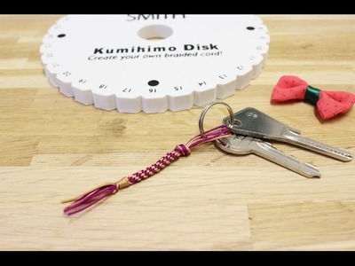 Perles & Co - Tuto DIY porte-clefs en tressage Kumihimo
