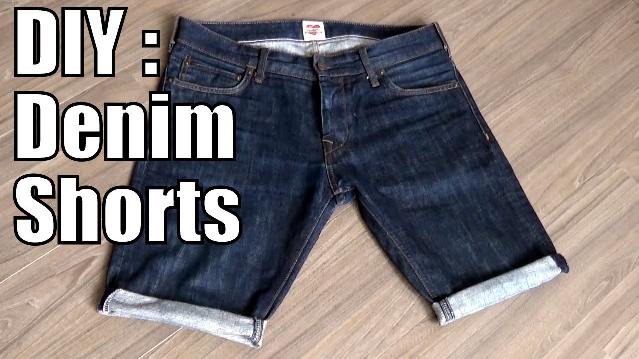 Transformer un jeans en short. DIY : turn a pair of denim into shorts
